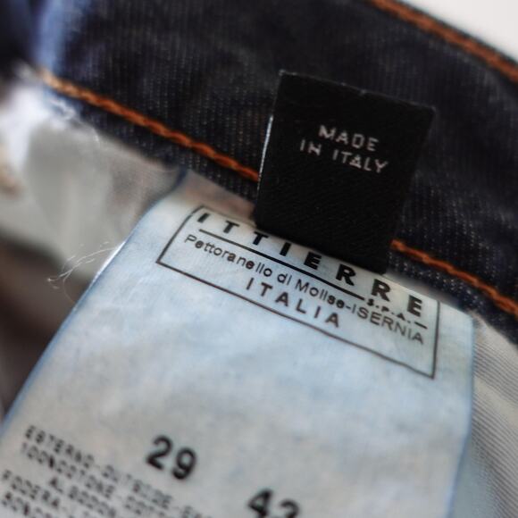 D&G Dolce & Gabbana Jeans Womens 29 Blue Denim Low Rise Limited Edition Vintage - Picture 12 of 13